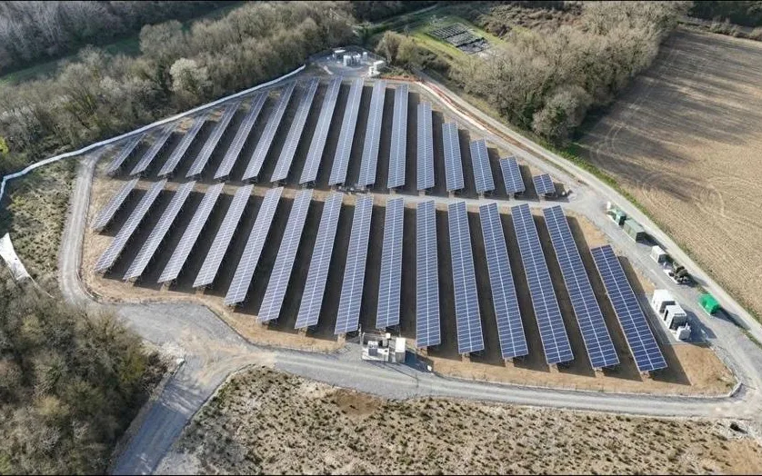 Centrale solaire industrielle de 1 MWc en France